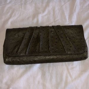 Lauren Merkin Dark Brown Clutch